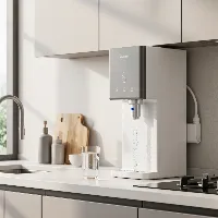 Advanced water purification system in a modern kitchen