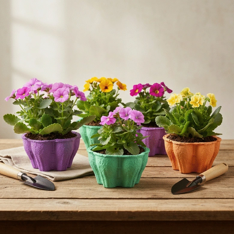 Egg carton flower pots review: simple and toxin-free mini planters for indoor gardening