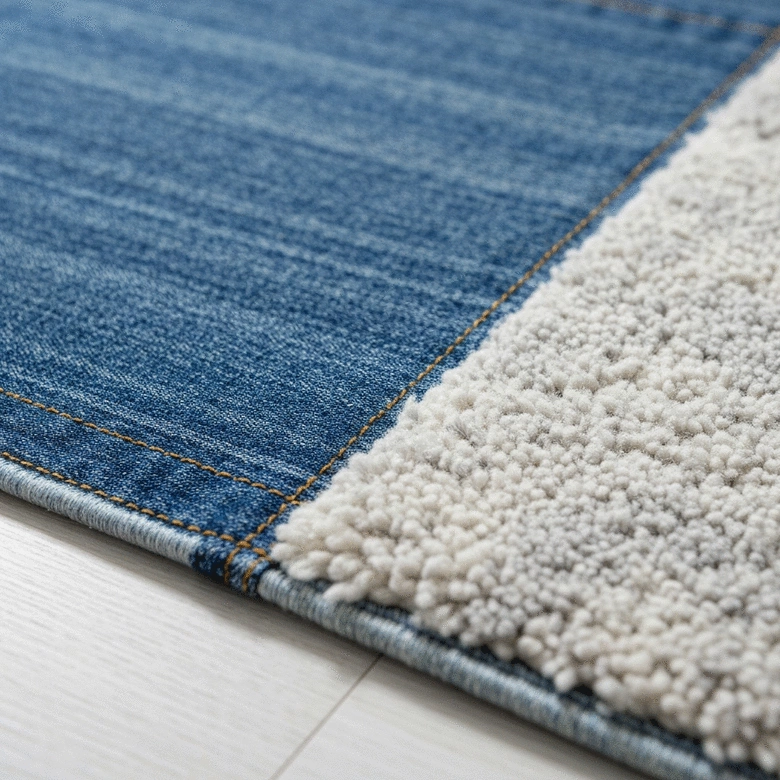Denim Rugs vs. Wool Rugs
