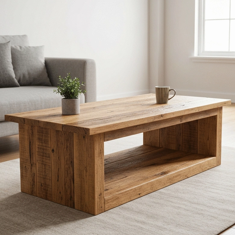 Reclaimed Wood Coffee Table Review