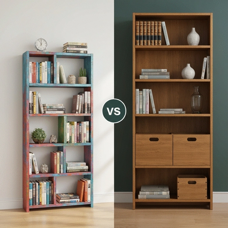 Upcycled Bookshelf Kitchen Island vs Traditional Storage Units: Space-Saving Comparison Guide
